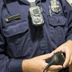 Master Patrol Officer Benjamin Fettering demonstrates how a Wolfcam body camera is worn before a press conference at City Hall Sept. 24, 2014, in Washington, D.C.
BRENDAN SMIALOWSKI/Getty Images